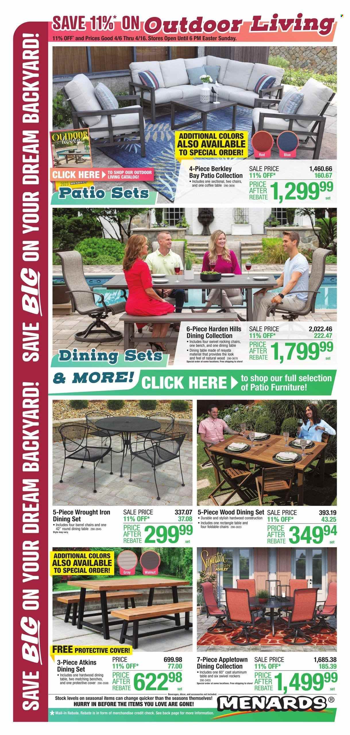 Menards ad - 04/06/2023 - 04/16/2023. Page 1