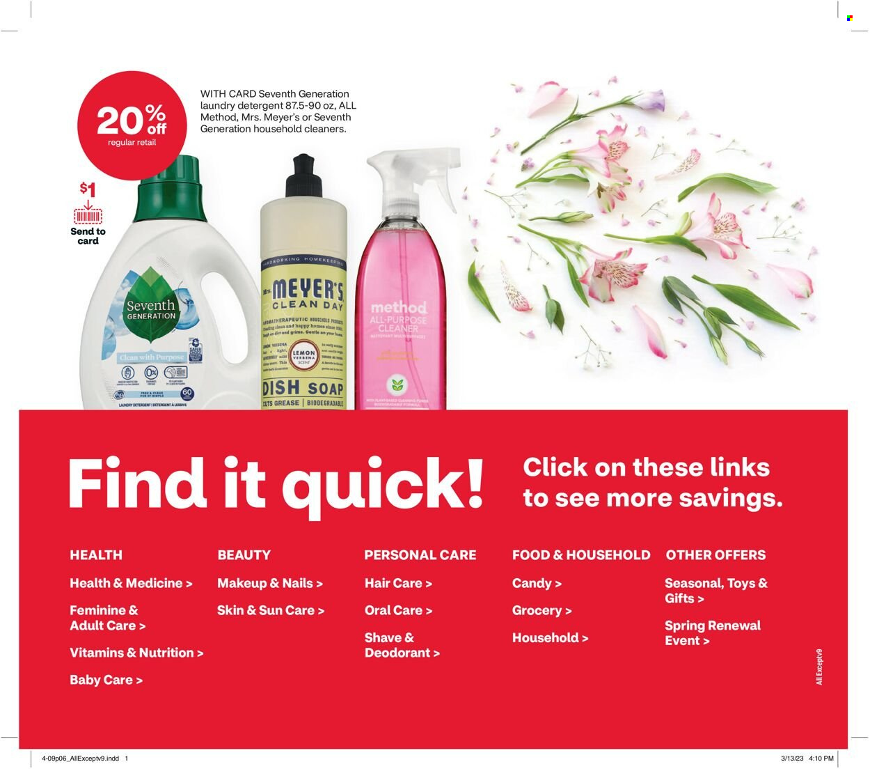 CVS Pharmacy ad - 04/09/2023 - 04/15/2023. Page 7
