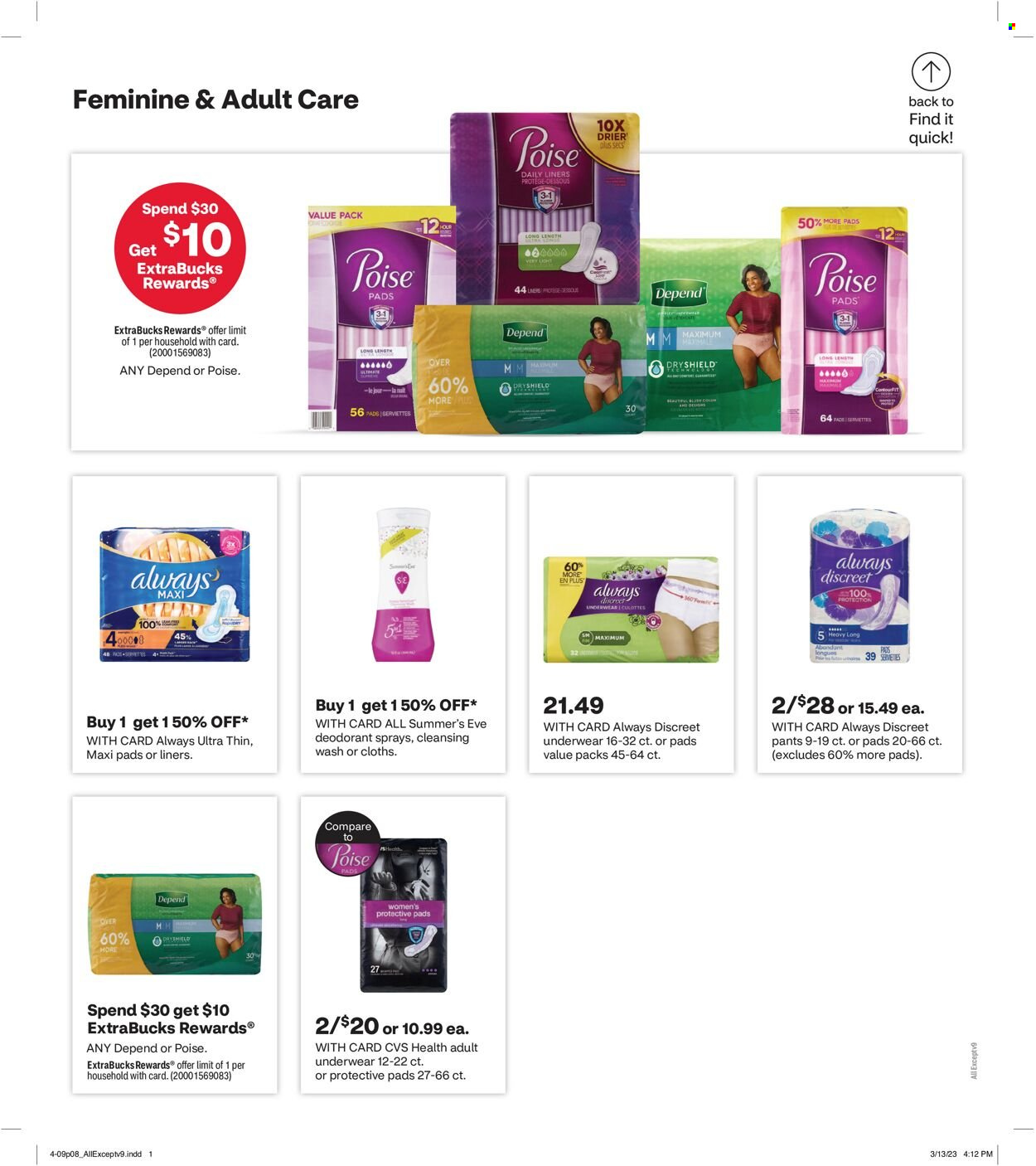 CVS Pharmacy ad - 04/09/2023 - 04/15/2023. Page 10
