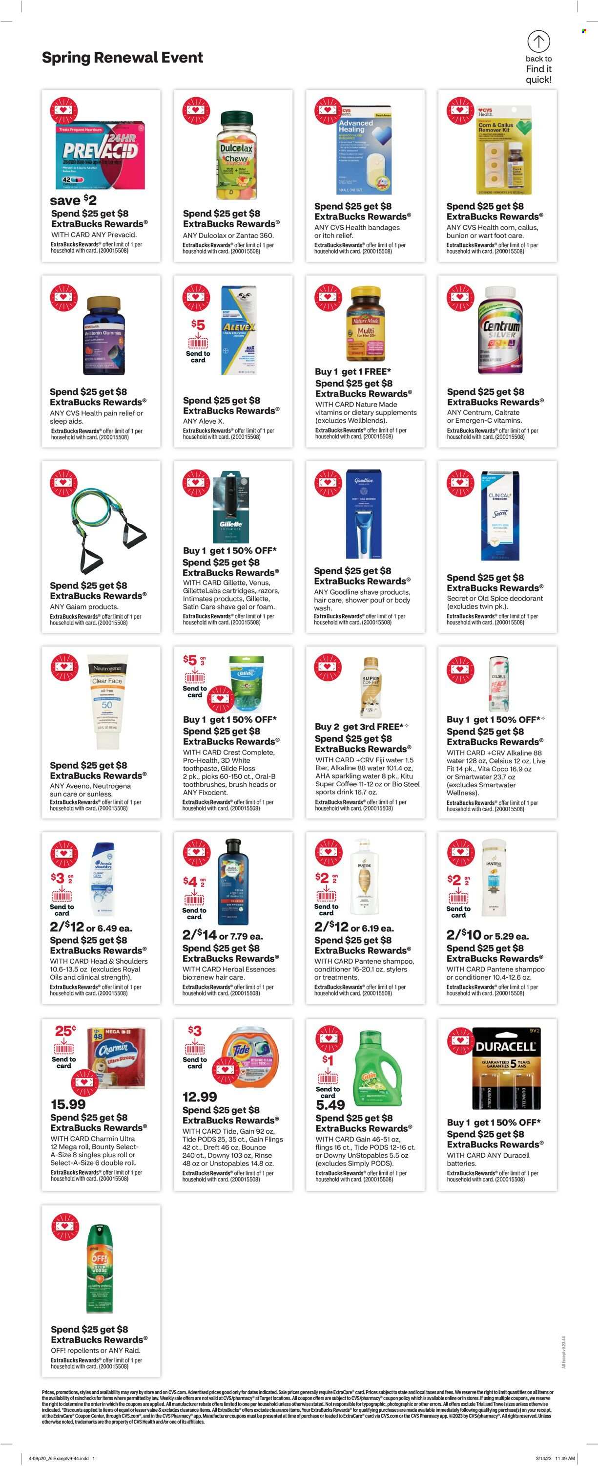 CVS Pharmacy ad - 04/09/2023 - 04/15/2023. Page 24