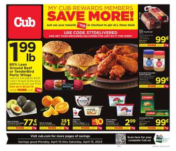 Cub Foods Flyer - 04/10/2023 - 04/15/2023.