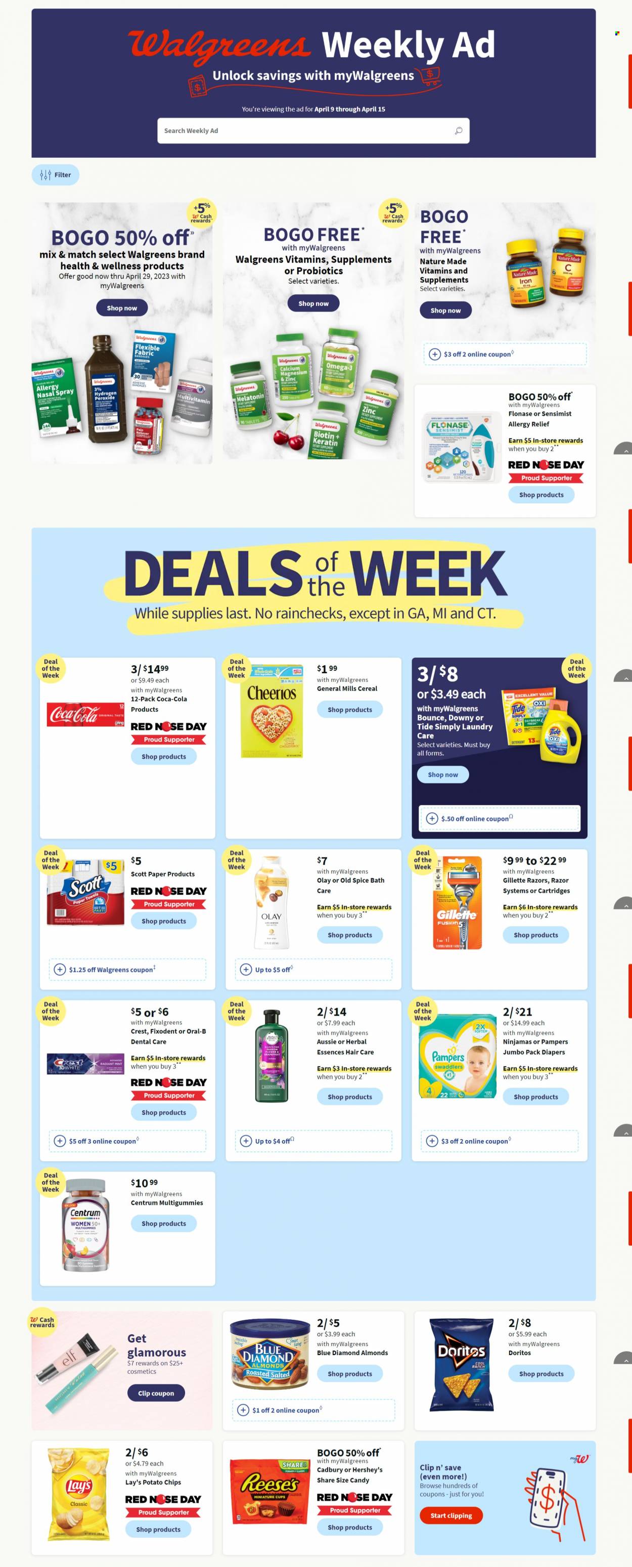 Walgreens ad - 04/09/2023 - 04/15/2023. Page 1