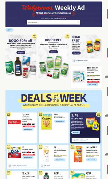 Walgreens Flyer - 04/09/2023 - 04/15/2023.