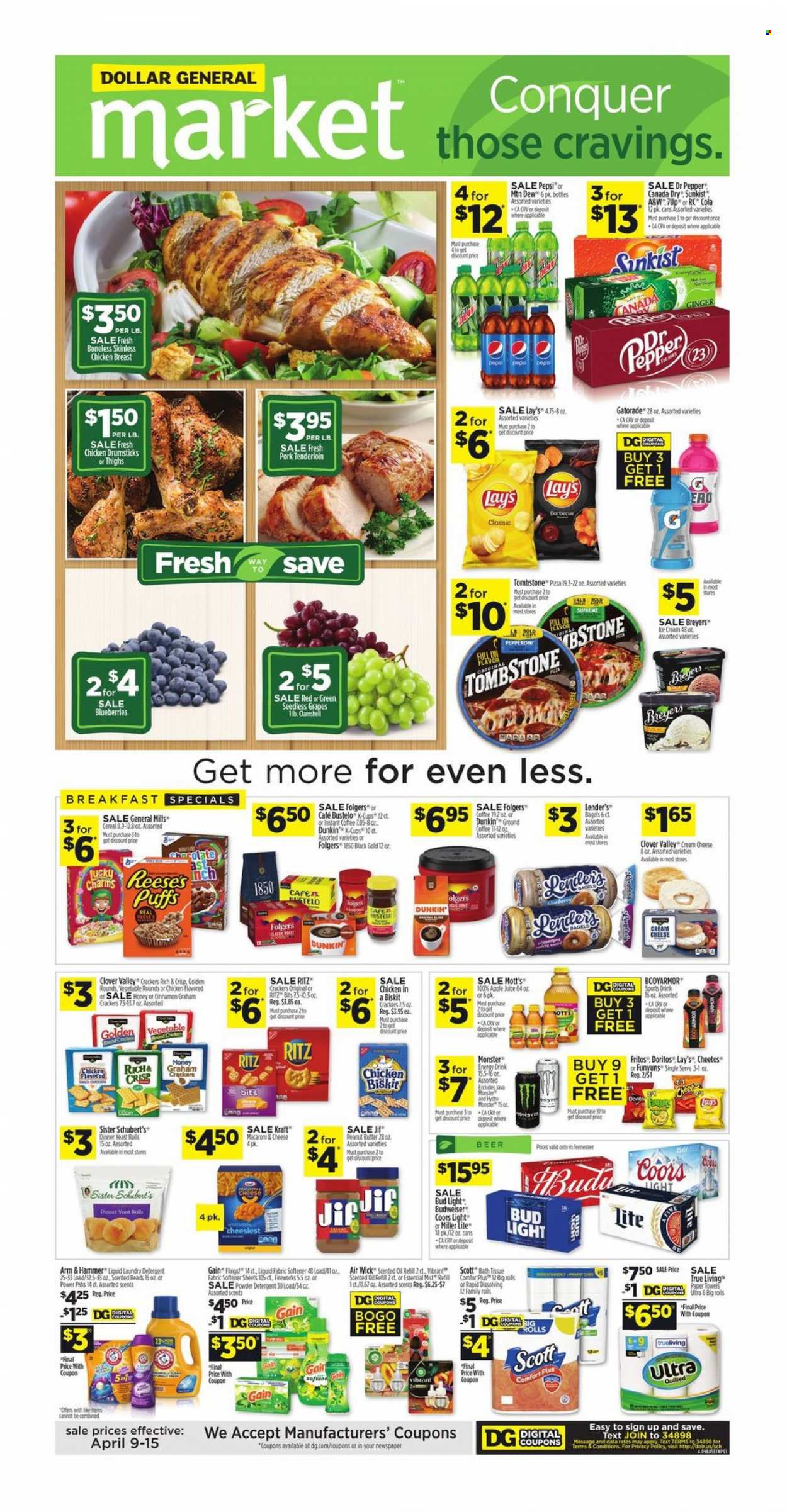 Dollar General ad - 04/09/2023 - 04/15/2023. Page 1