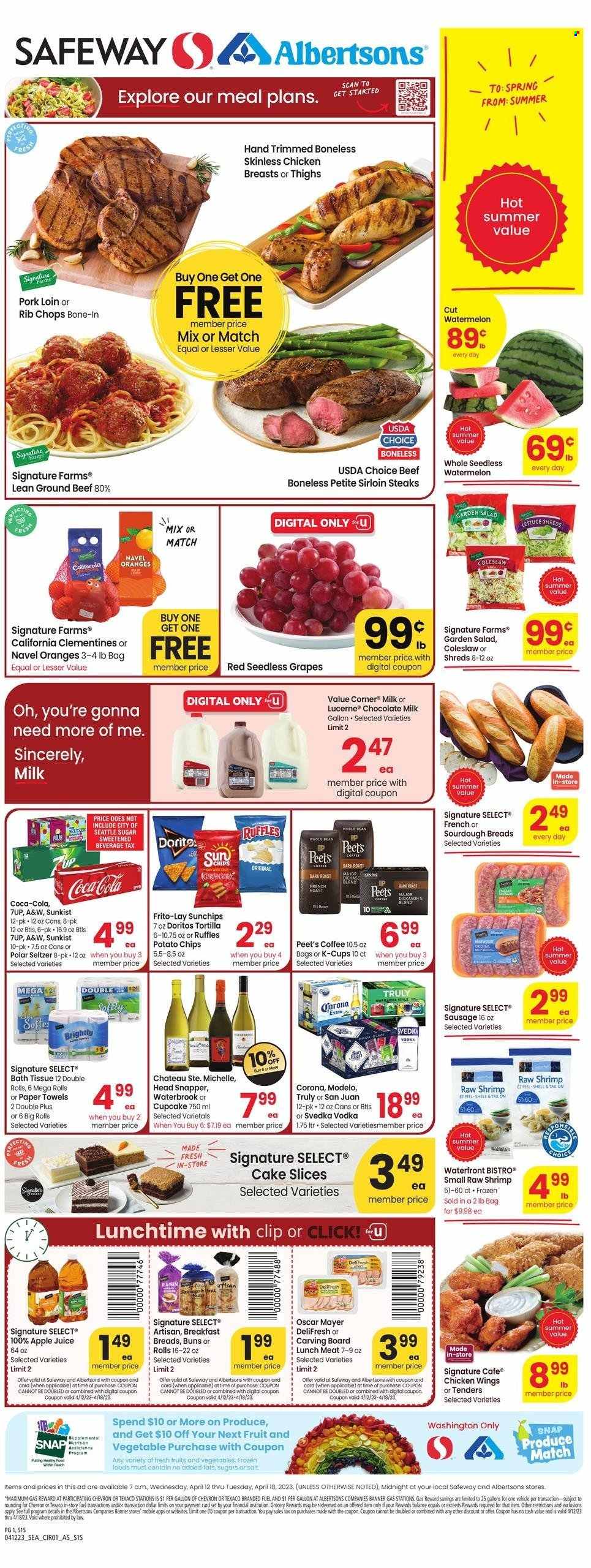Safeway ad - 04/12/2023 - 04/18/2023. Page 1