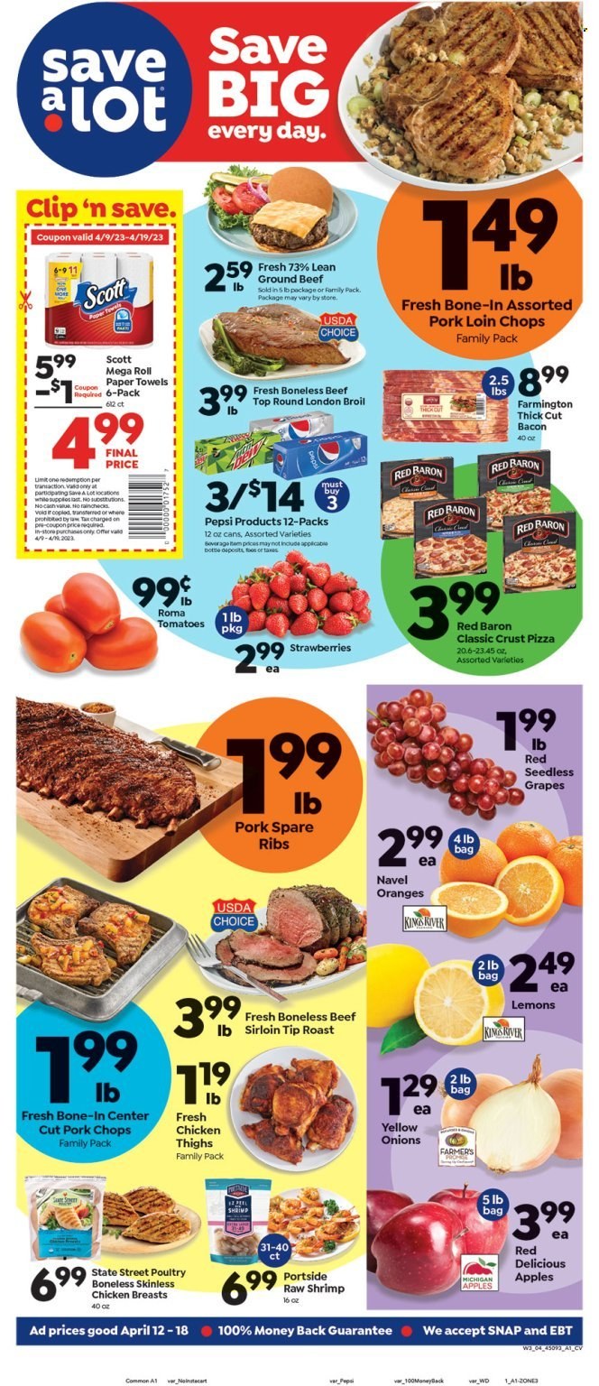 Save a Lot ad - 04/12/2023 - 04/18/2023. Page 1