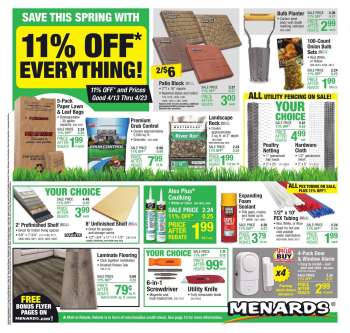 Menards Flyer - 04/12/2023 - 04/23/2023.