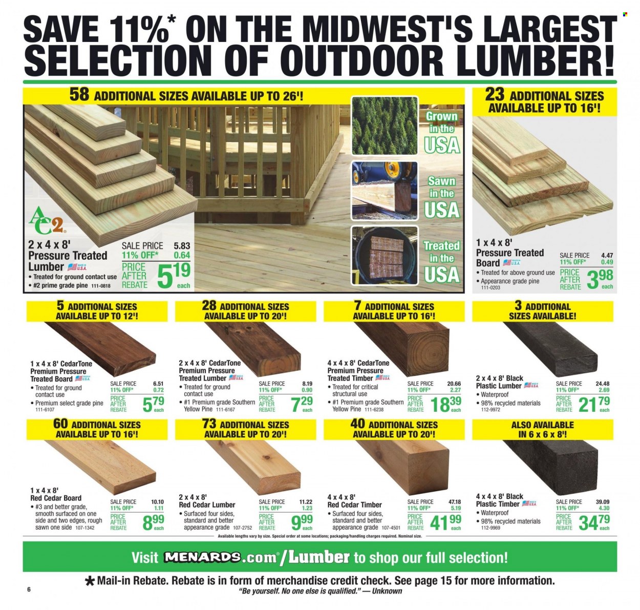 Menards ad - 04/12/2023 - 04/23/2023. Page 9