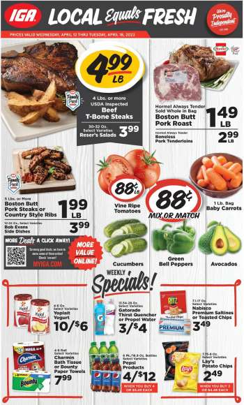 IGA Flyer - 04/12/2023 - 04/18/2023.