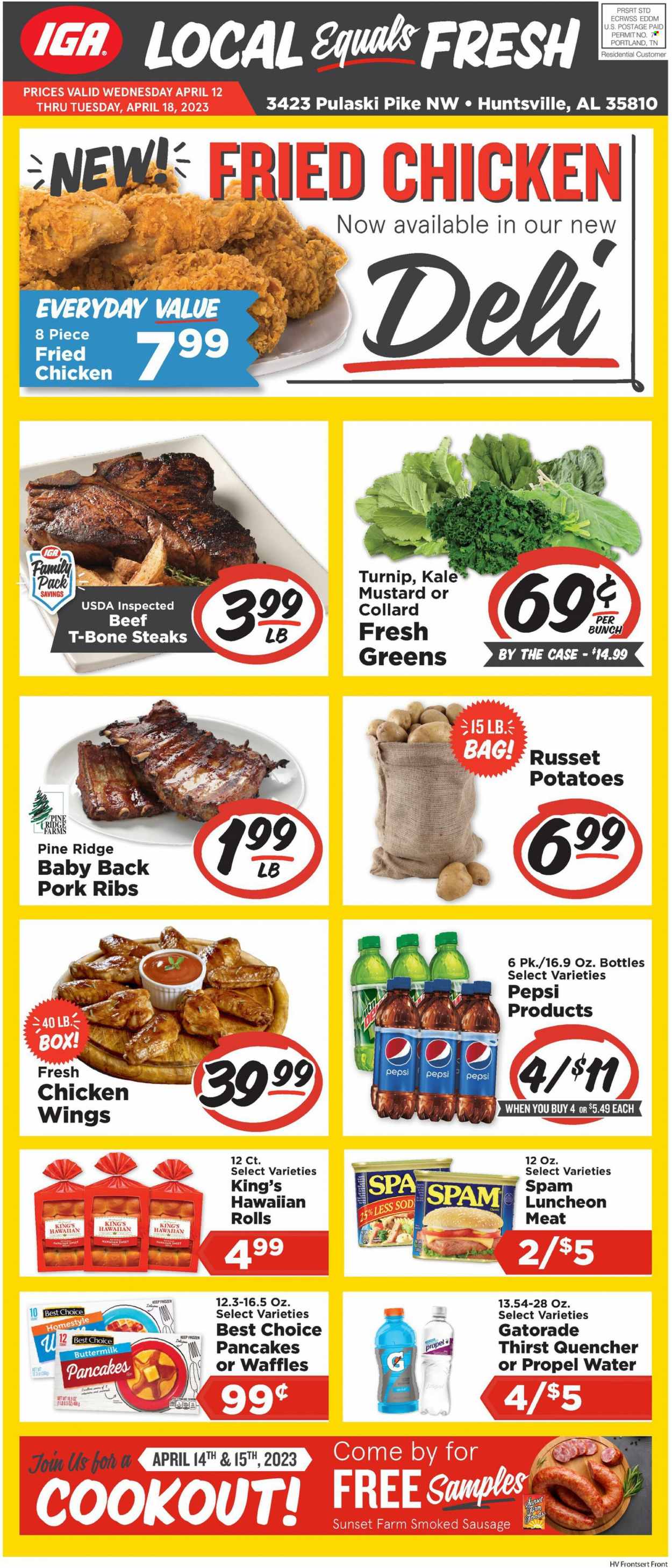 IGA ad - 04/12/2023 - 04/18/2023. Page 1