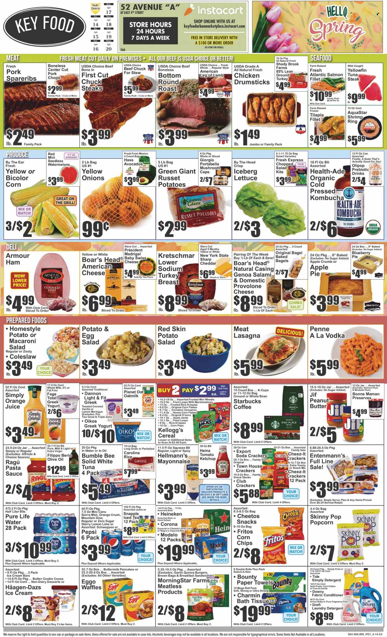 Key Food ad - 04/14/2023 - 04/20/2023. Page 1