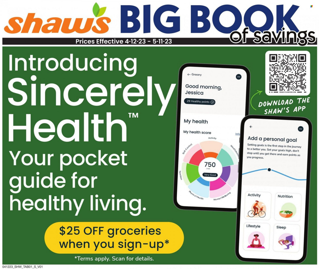 Shaw’s ad - 04/12/2023 - 05/11/2023. Page 1