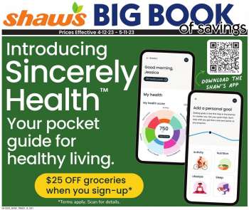 Shaw’s Flyer - 04/12/2023 - 05/11/2023.