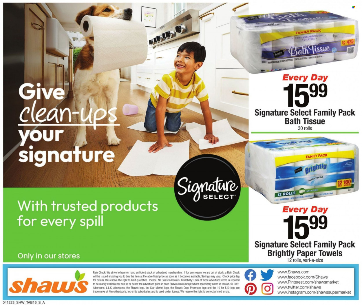 Shaw’s ad - 04/12/2023 - 05/11/2023. Page 16
