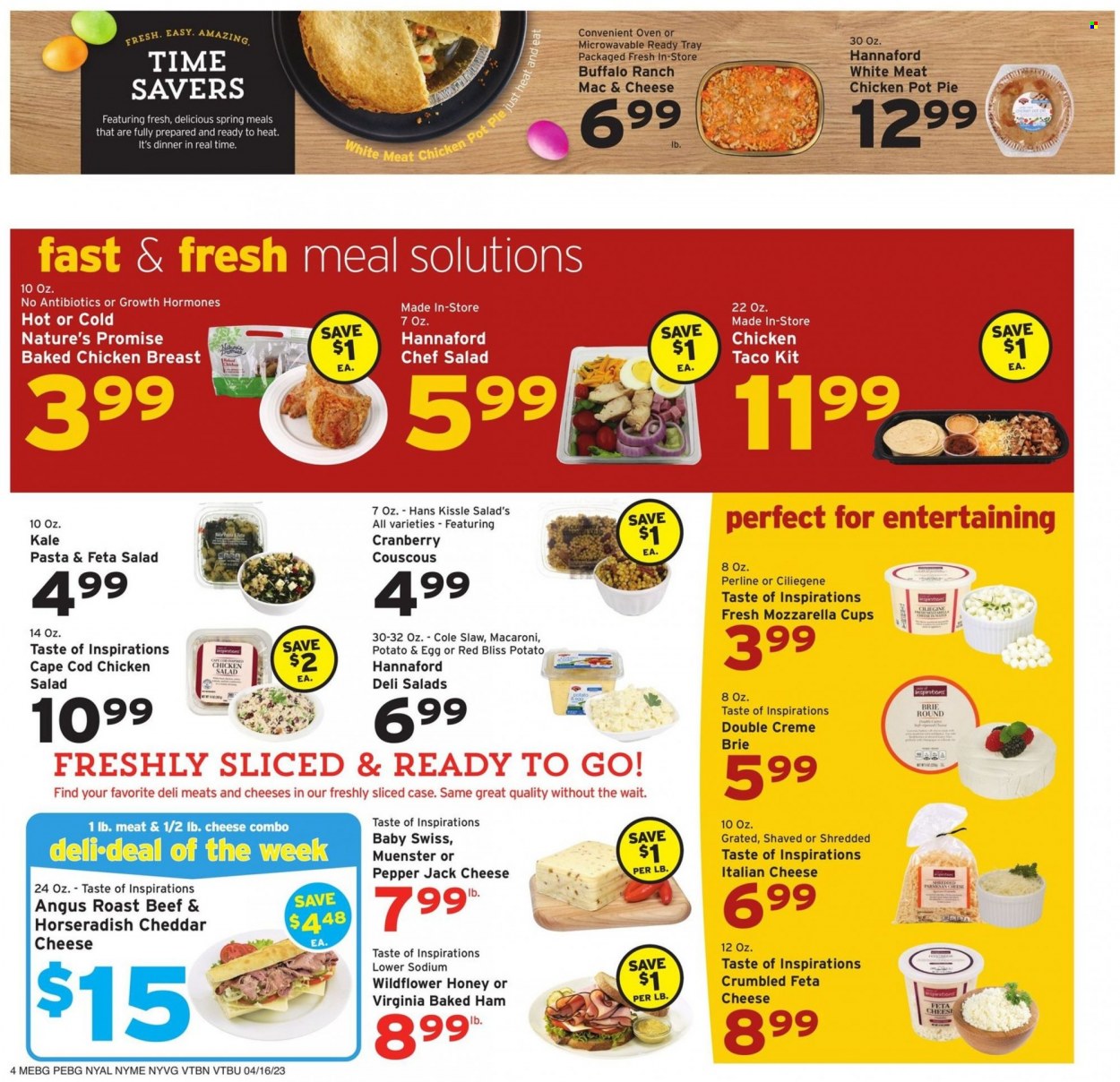 Hannaford ad - 04/16/2023 - 04/22/2023. Page 4
