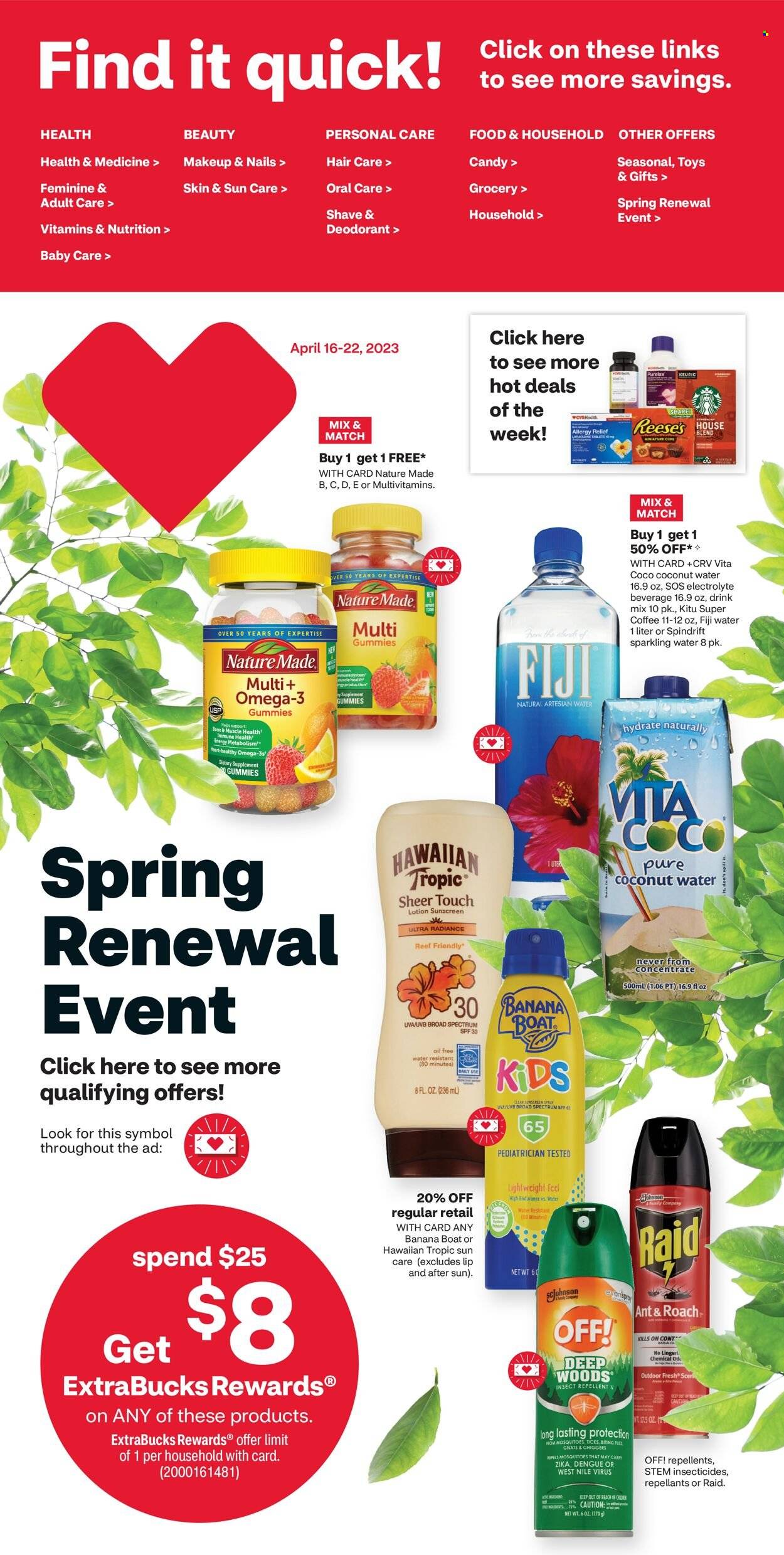 CVS Pharmacy ad - 04/16/2023 - 04/22/2023. Page 1