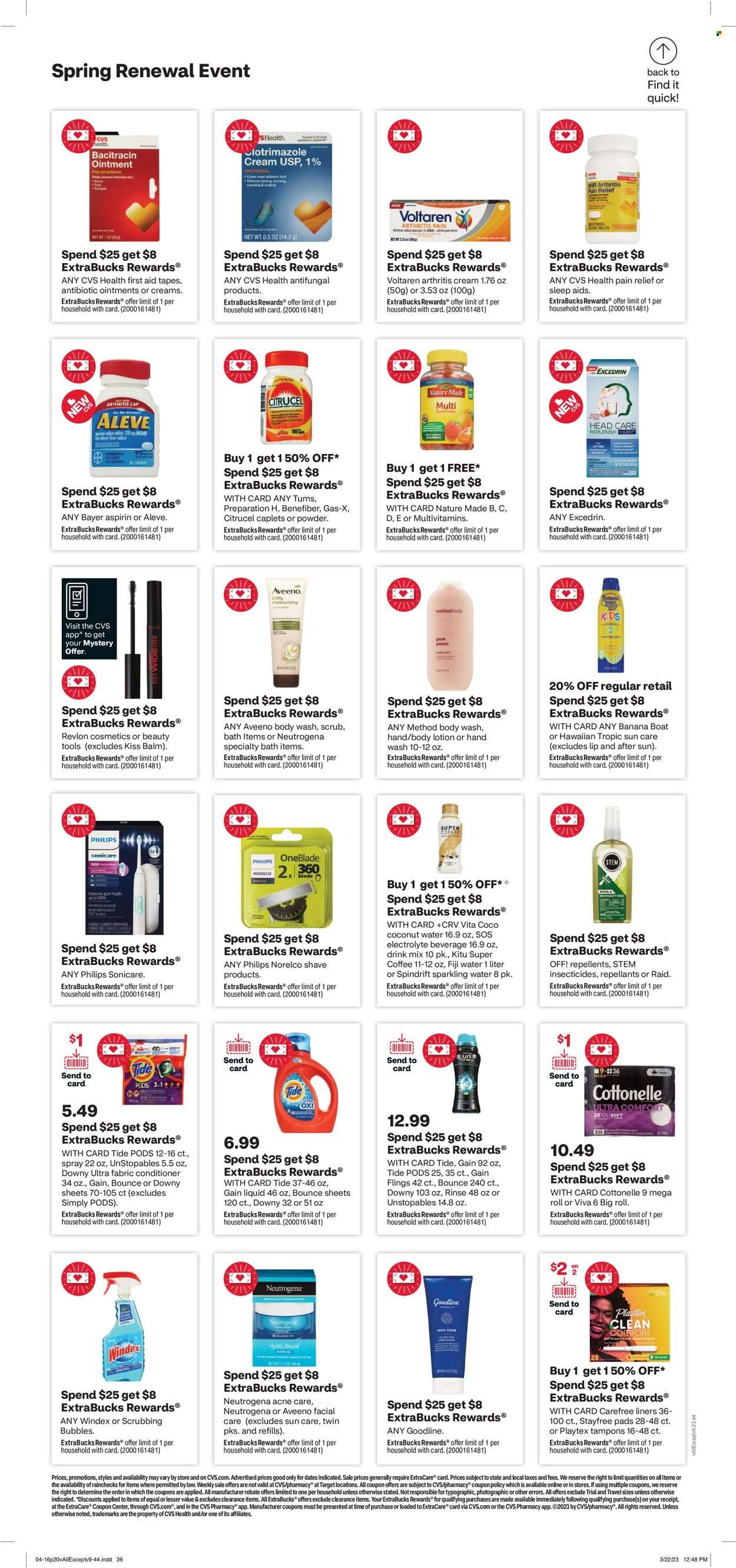 CVS Pharmacy ad - 04/16/2023 - 04/22/2023. Page 23