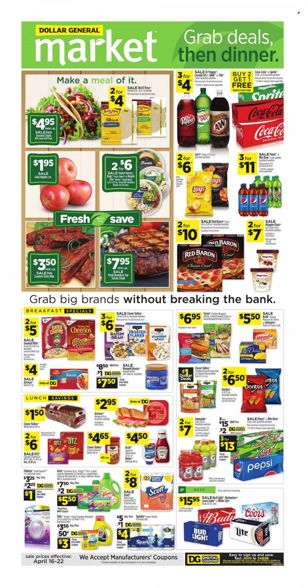 Dollar General ad - 04/16/2023 - 04/22/2023. Page 1