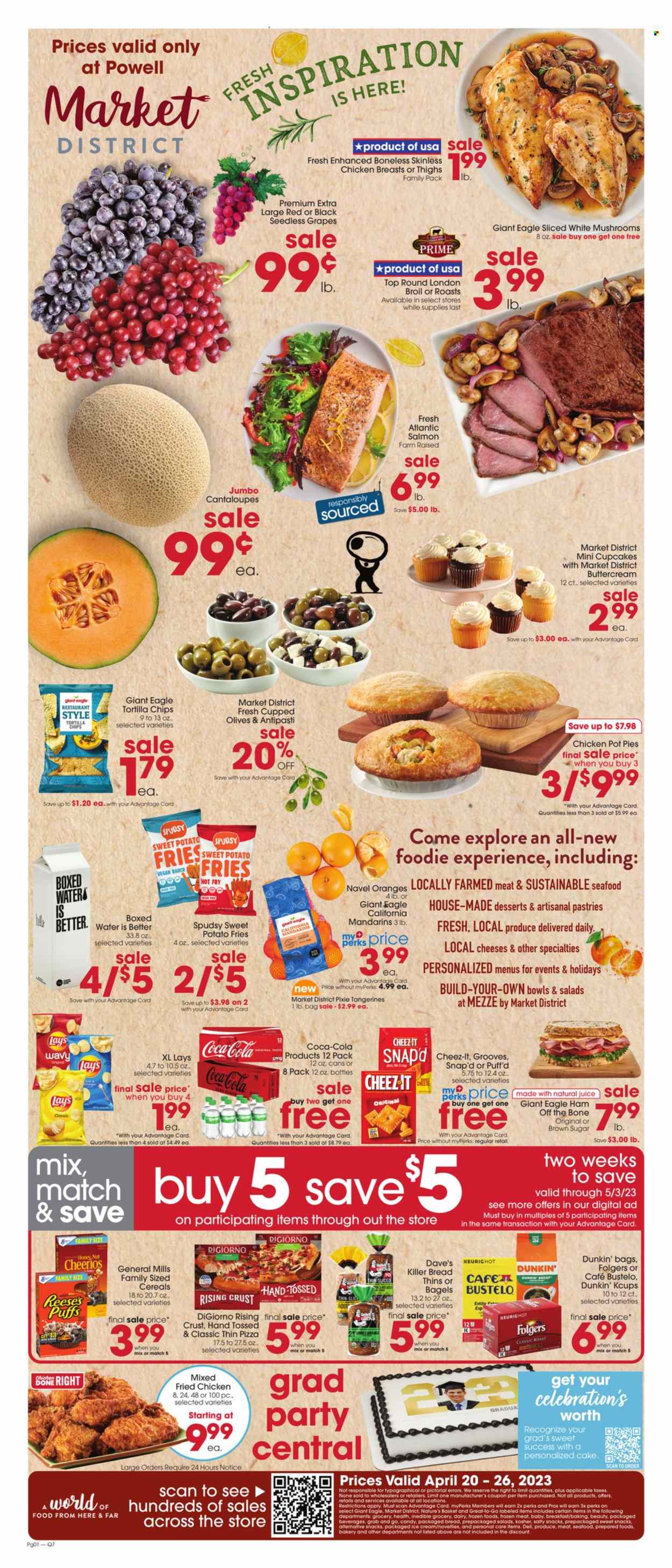Giant Eagle ad - 04/20/2023 - 04/26/2023. Page 1