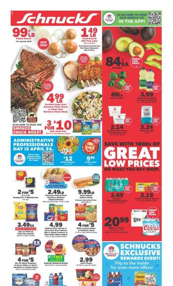 Schnucks Flyer - 04/19/2023 - 04/25/2023.