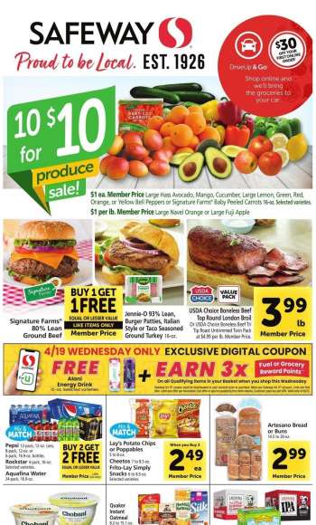 Safeway Flyer - 04/19/2023 - 04/25/2023.
