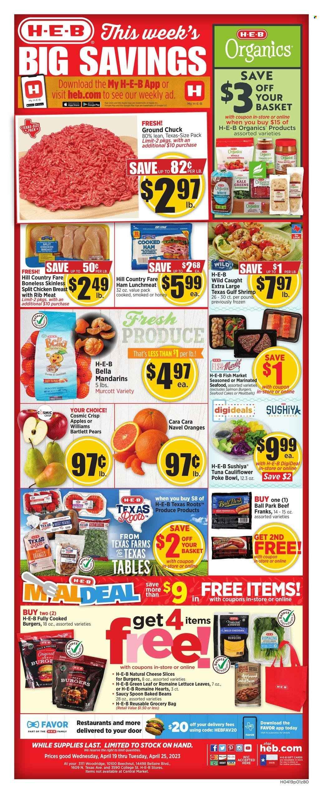 H-E-B ad - 04/19/2023 - 04/25/2023. Page 1