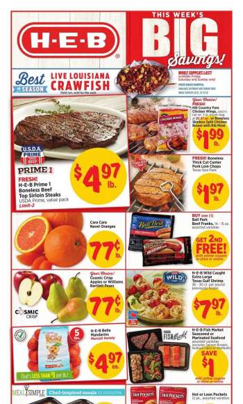H-E-B Flyer - 04/19/2023 - 04/25/2023.