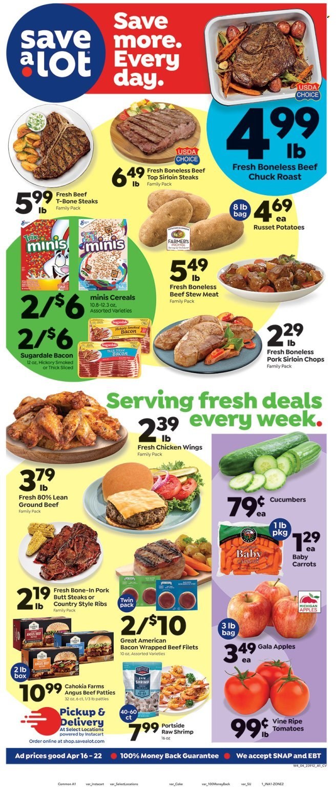 Save a Lot ad - 04/16/2023 - 04/22/2023. Page 1