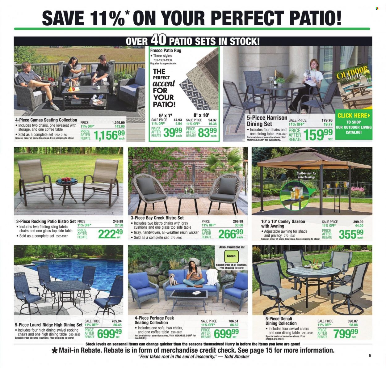 Menards ad - 04/19/2023 - 04/30/2023. Page 9
