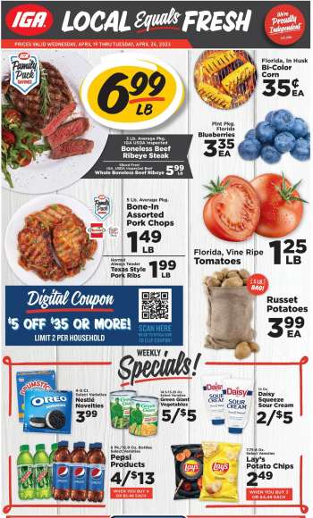 IGA Flyer - 04/19/2023 - 04/25/2023.