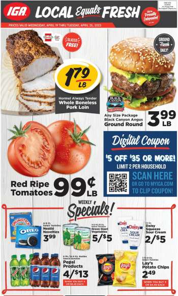 IGA Flyer - 04/19/2023 - 04/25/2023.