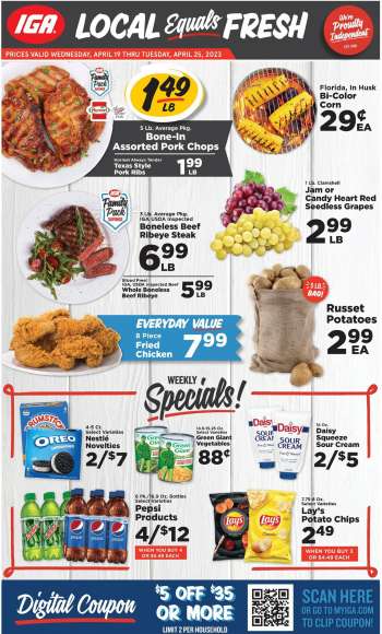 IGA Flyer - 04/19/2023 - 04/25/2023.