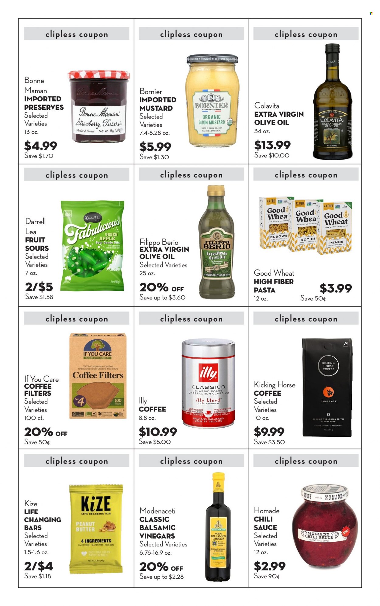 thumbnail - Bristol Farms Flyer - 04/05/2023 - 05/30/2023 - Sales products - pasta, sauce, mustard, chilli sauce, extra virgin olive oil, olive oil, oil, Illy. Page 19.