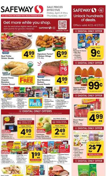 Safeway Flyer - 04/21/2023 - 04/27/2023.