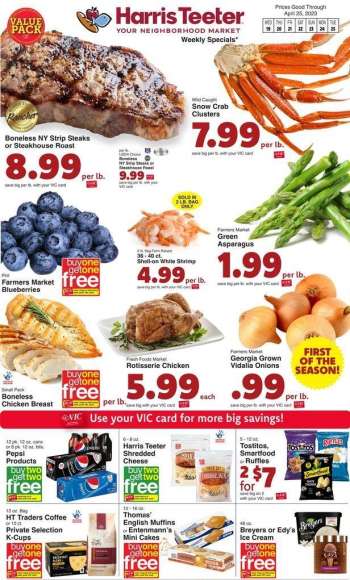Harris Teeter Flyer - 04/19/2023 - 04/25/2023.