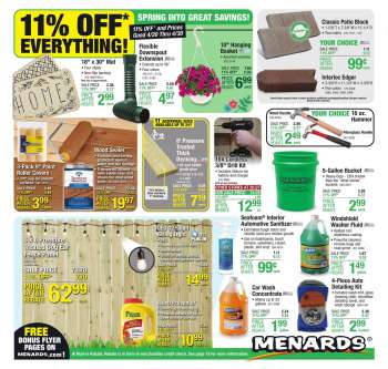 Menards Flyer - April 20, 2023 - April 30, 2023.