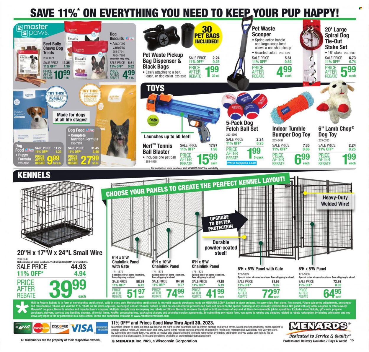 Menards ad - 04/20/2023 - 04/30/2023. Page 26