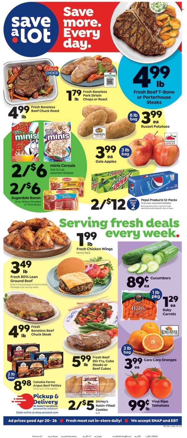 Save a Lot ad - 04/20/2023 - 04/26/2023. Page 1