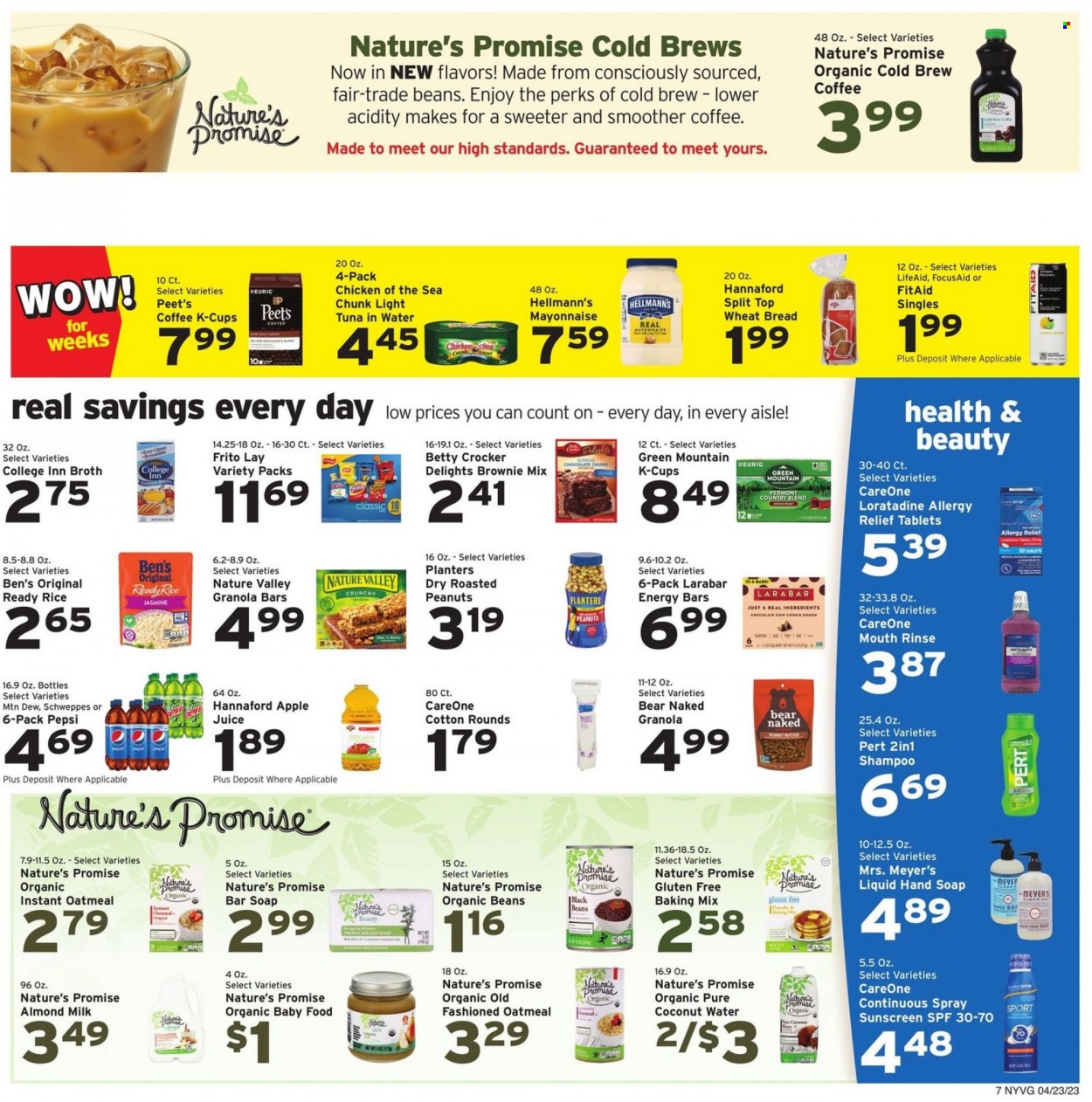 Hannaford ad - 04/23/2023 - 04/29/2023. Page 7