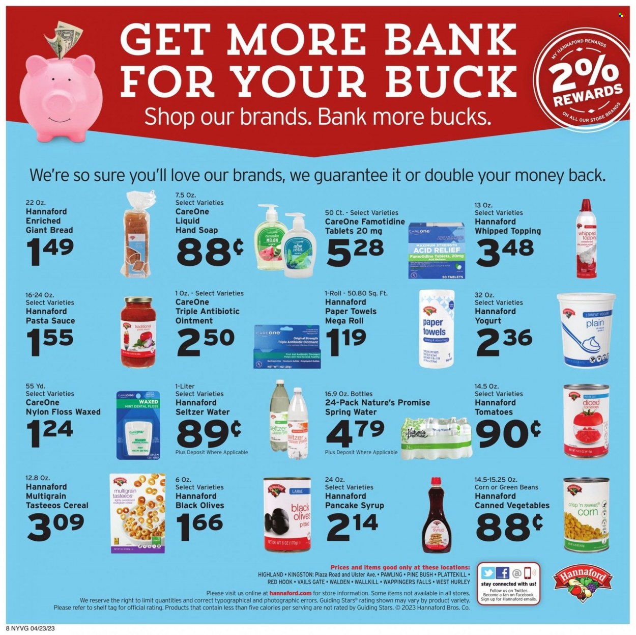 Hannaford ad - 04/23/2023 - 04/29/2023. Page 8