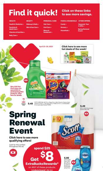 CVS Pharmacy Flyer - 04/23/2023 - 04/29/2023.