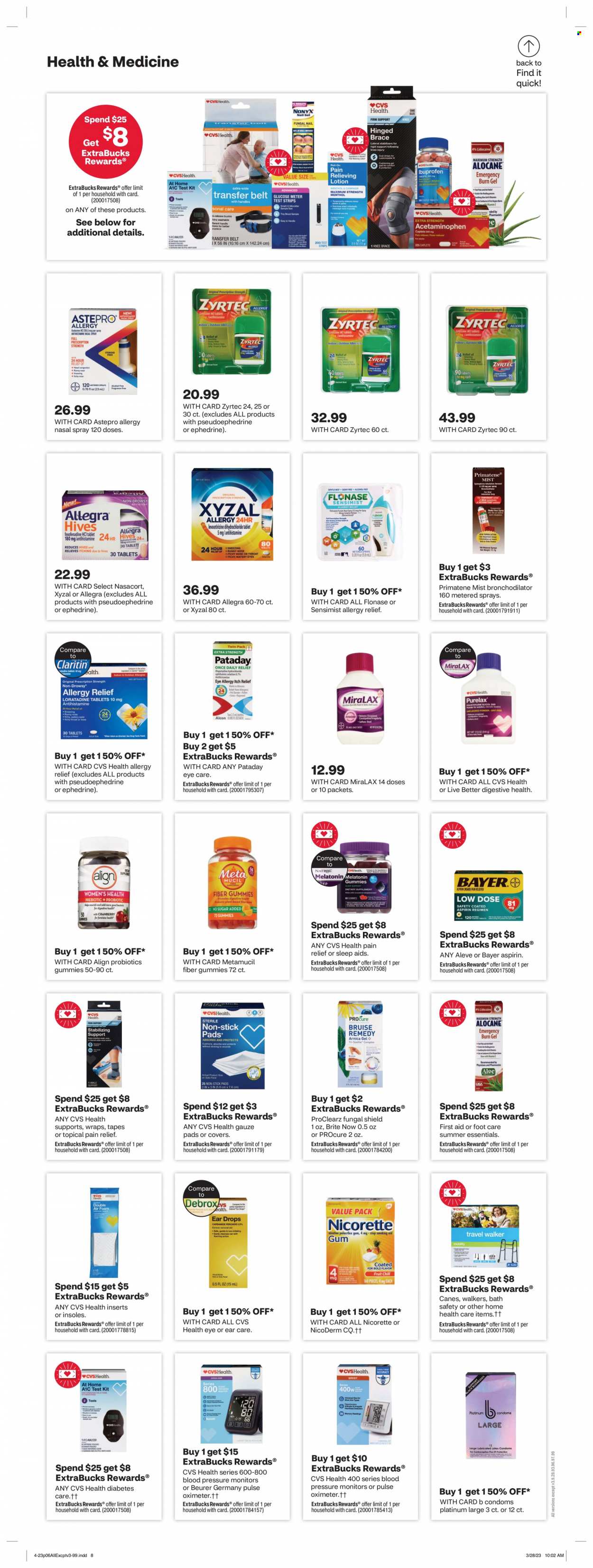 CVS Pharmacy ad - 04/23/2023 - 04/29/2023. Page 6