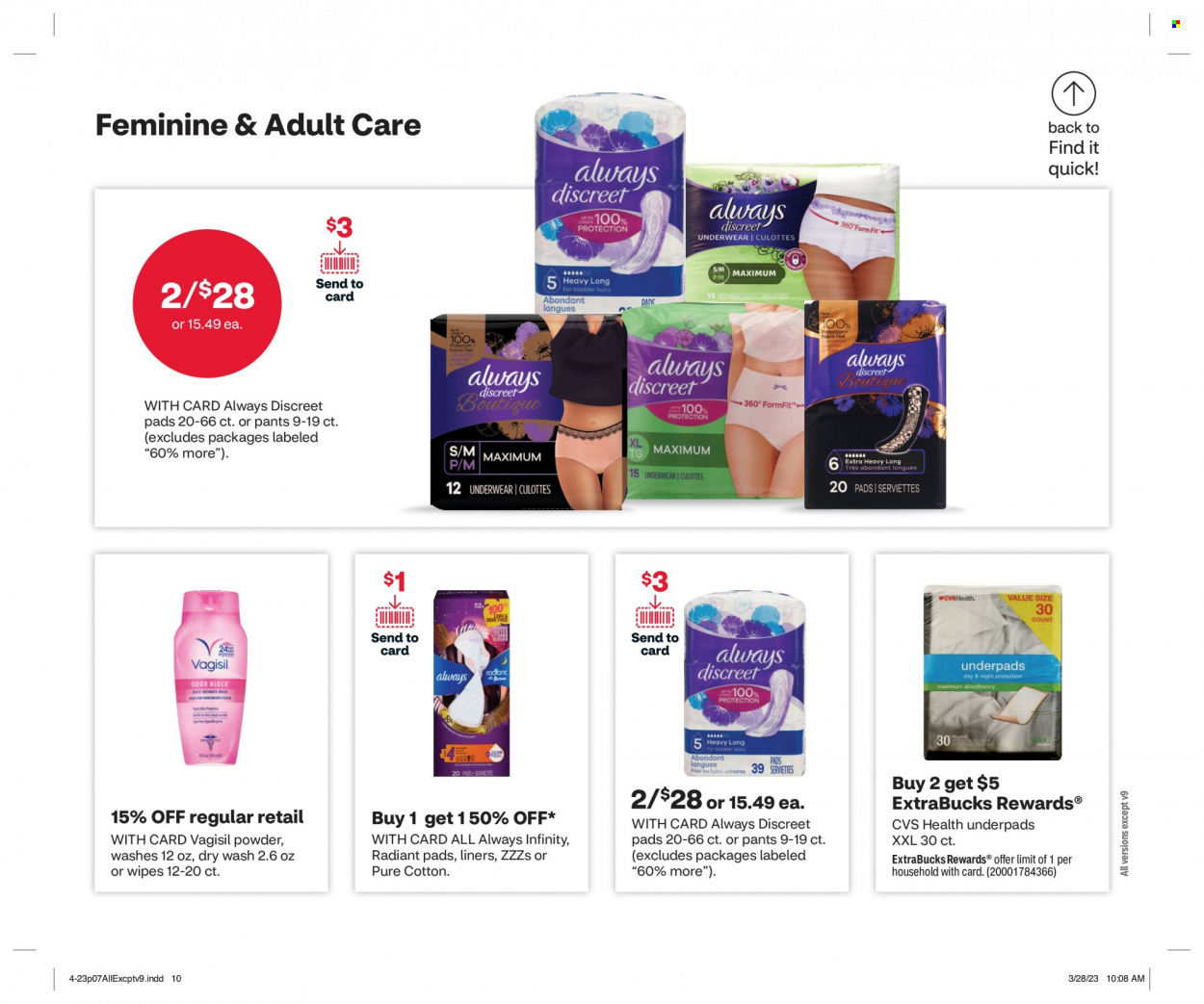 CVS Pharmacy ad - 04/23/2023 - 04/29/2023. Page 7