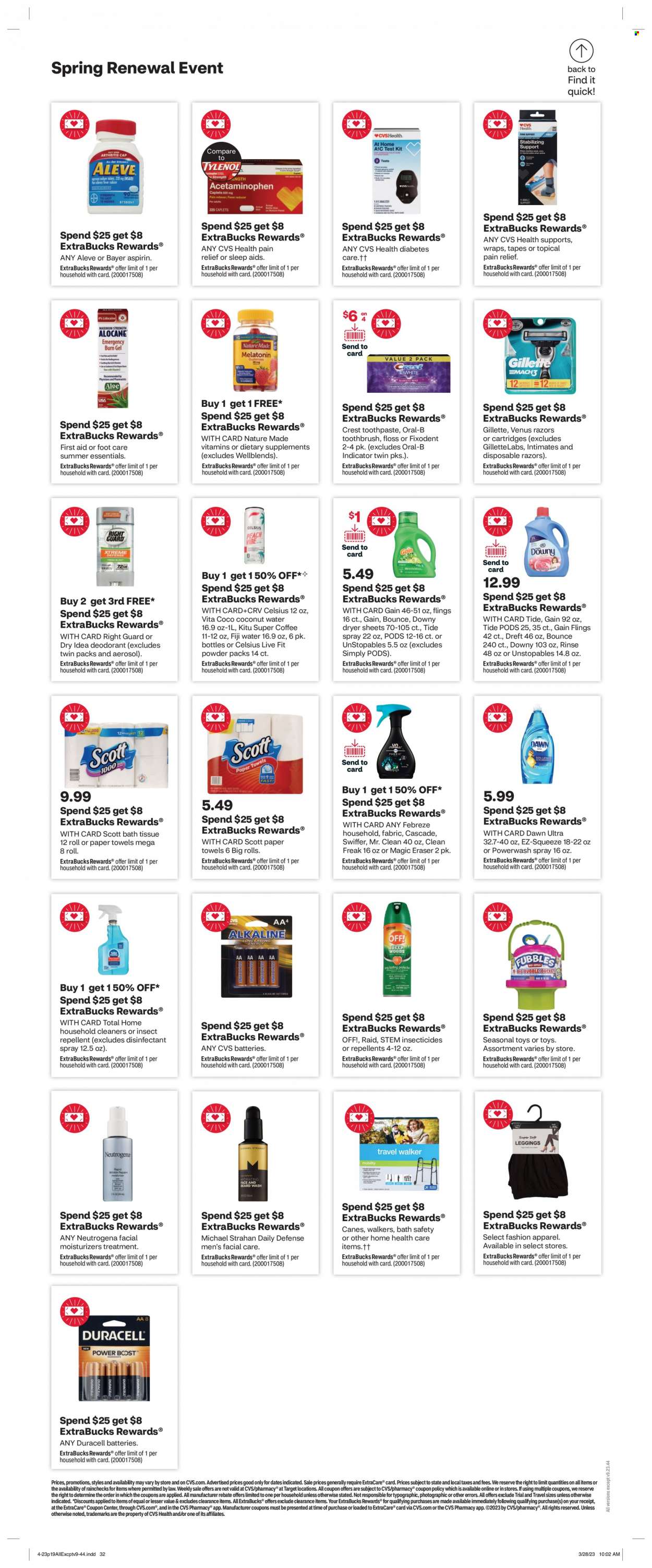 CVS Pharmacy ad - 04/23/2023 - 04/29/2023. Page 19