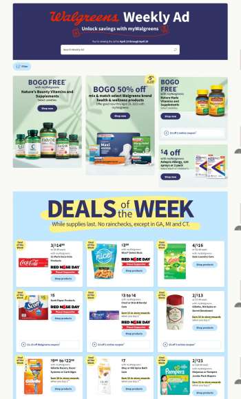 Walgreens Flyer - 04/23/2023 - 04/29/2023.