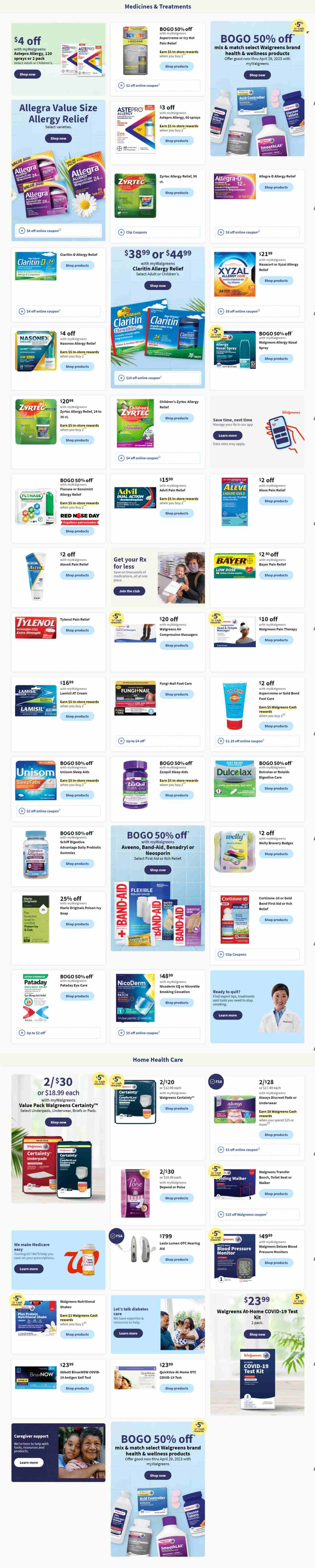 Walgreens ad - 04/23/2023 - 04/29/2023. Page 4