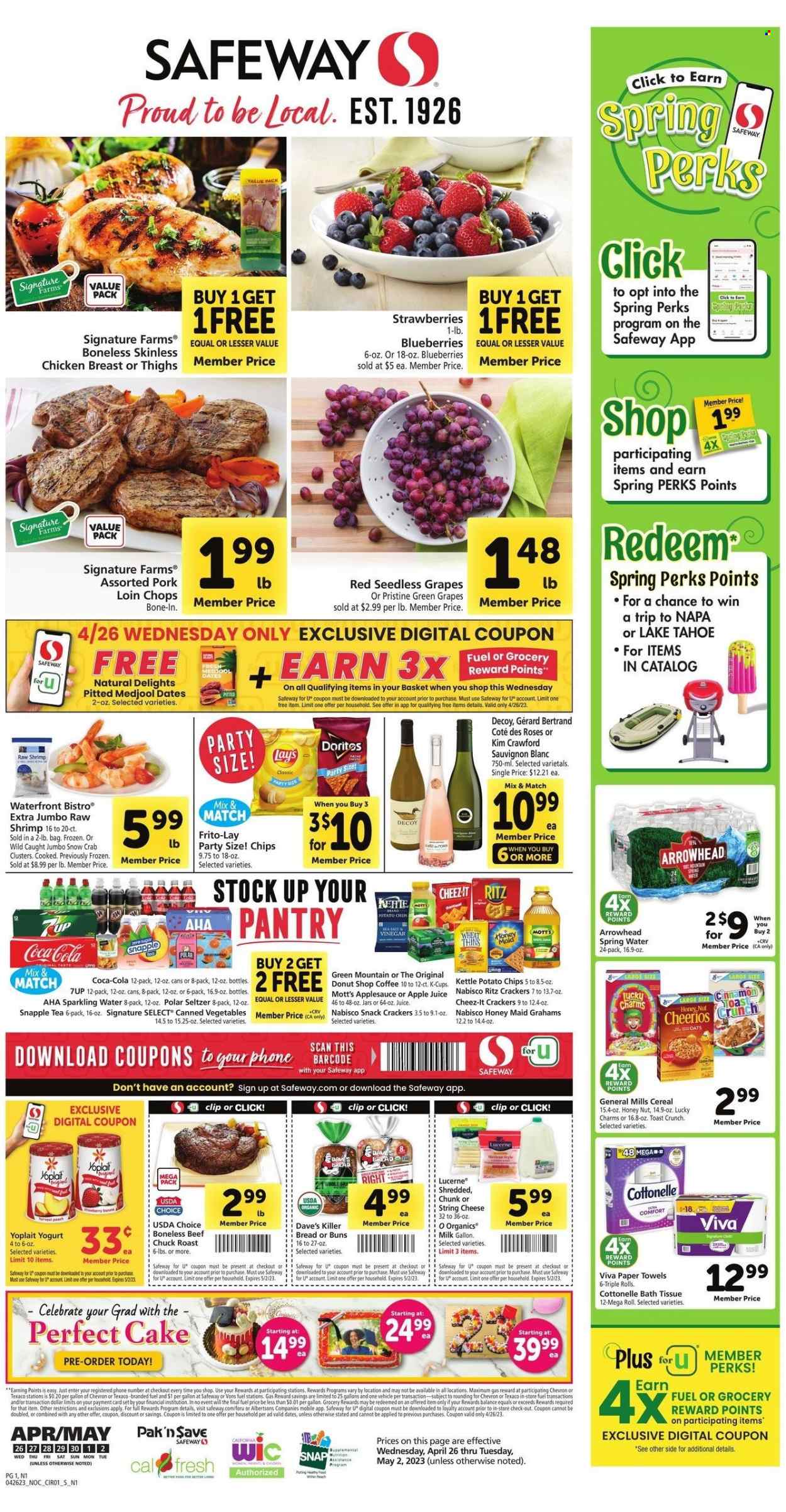 Safeway ad - 04/26/2023 - 05/02/2023. Page 1