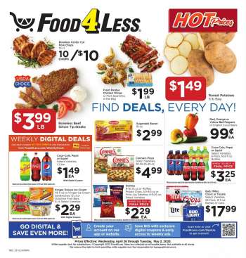 Food 4 Less Flyer - 04/26/2023 - 05/02/2023.