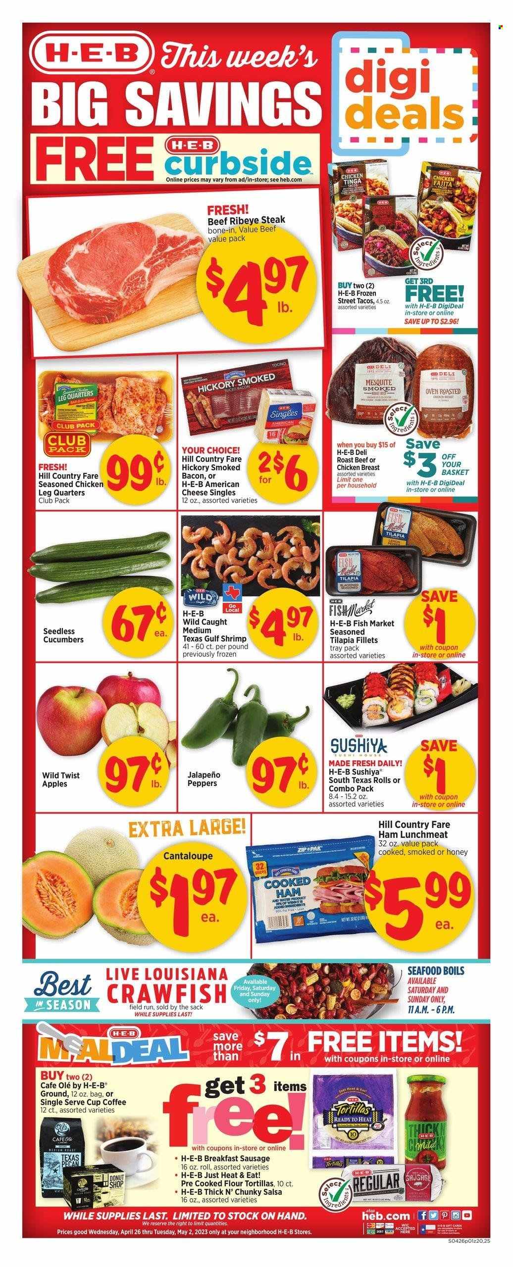 H-E-B ad - 04/26/2023 - 05/02/2023. Page 1
