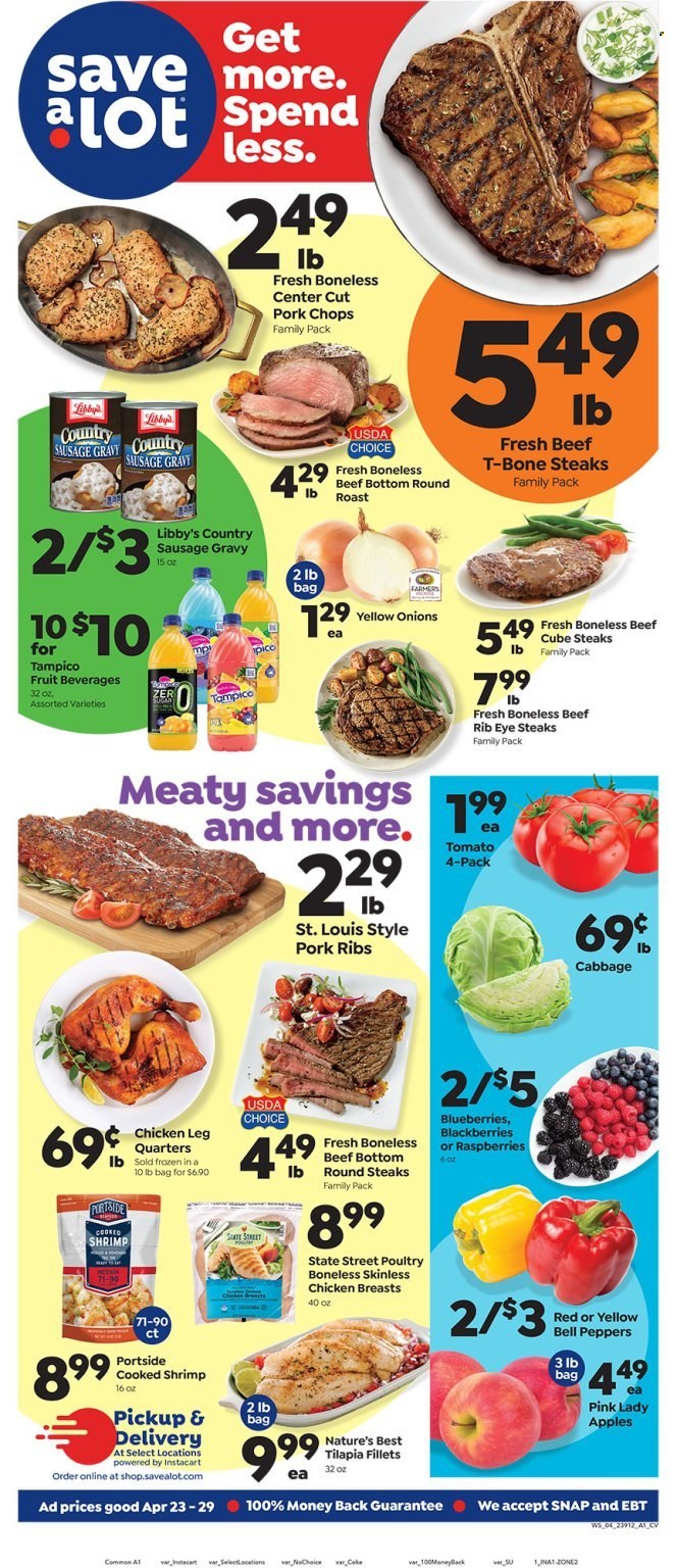 Save a Lot ad - 04/23/2023 - 04/29/2023. Page 1